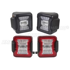 Ensemble de feux arrière de voiture européens et américains pour Jeep JK Wrangler 2007-2017, kit carrosserie, accessoires de voiture - Product Image 1