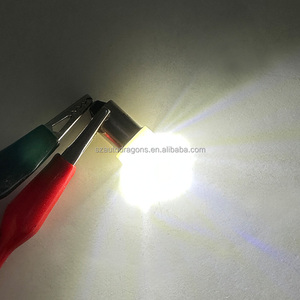 ADT <span class=keywords><strong>Jaune</strong></span> Orange ambre #47 Baïonnette non scintillante 2 Leds 5630SMD lentille claire ac dc led 6.3 volt BA9S #44 Pinball Part Lights - Product Image 3