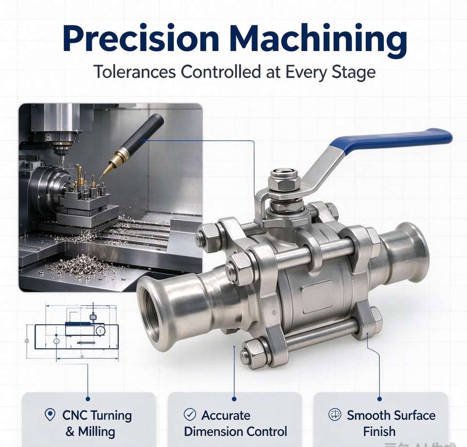 CHNCON Stainless Steel M-profile Cap for Pipe Fitting System| Alibaba.com