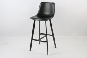 كرسي بار معدني صناعي مع مسند للقدمين، قوي ومتين للاستخدام في المنزل والبار والفندق وغرفة الطعام - Product Image 4