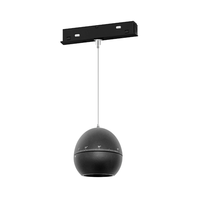 Lustre circulaire Ushine S20 12W, très vendu, pour usage intérieur, avec éclairage focalisé, noir et blanc