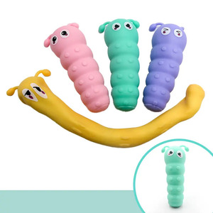 ของเล่นบีบรูปหนอนน่ารักนุ่มยืดหยุ่น ทำจาก TPR ช่วยคลายเครียด - Product Image 3