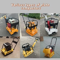 Compacteur à plaques vibrantes robuste, portable et efficace Compacteur à plaques réversible Compacteur à plaques diesel
