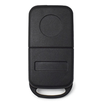 Carcasa de Repuesto para Llave de Coche con Control Remoto de 3 Botones, Cubierta Protectora Modificada, Carcasa de Llave Plegable de 2 Vías con Luz