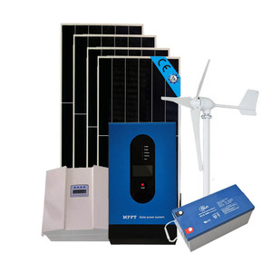 Sistema Completo de Generación de Energía Eólica y Solar Híbrida Vertical de 10kw - Product Image 1