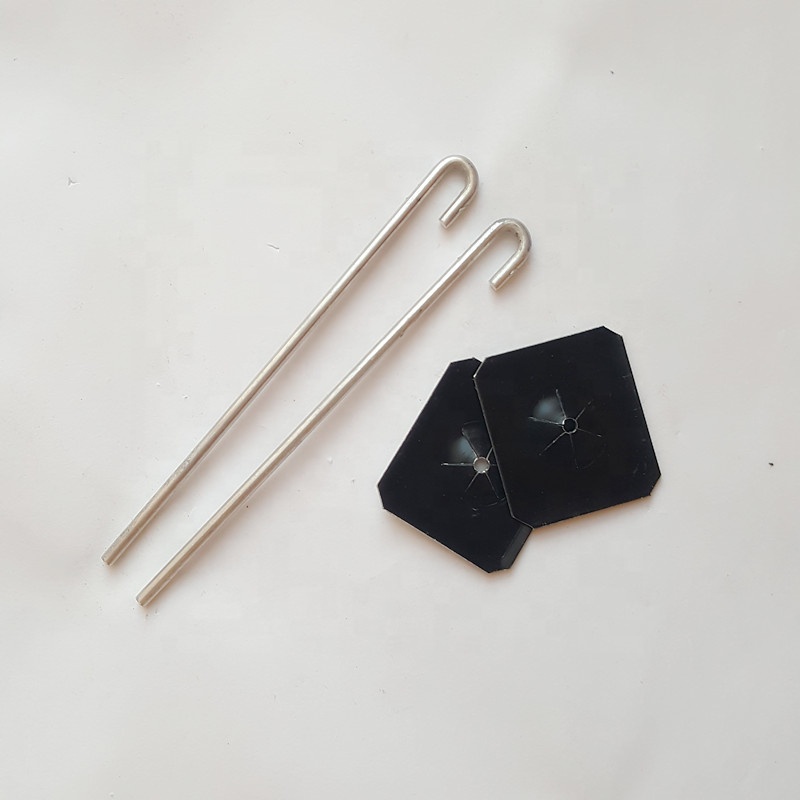 Kit 100 Clip Di Protezione Per Pannelli Solari In Acciaio Inox – Ganci J E Rondelle, Per Fissare Reti Anti-uccelli E Scoiattoli, Resistenti A Corrosione