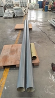 Poteau utilitaire robuste en PRV/FRP, haute résistance au vent, poteau électrique en fibre de verre pour régions orageuses