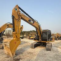 Excavatrice sur chenilles Caterpillar 325D2L d'occasion, 25 tonnes, moteur d'origine, faible consommation de carburant, pour travaux de construction