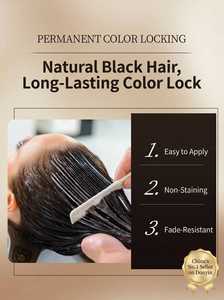 Crème colorante permanente pour <span class=keywords><strong>cheveux</strong></span>, couleur longue durée, <span class=keywords><strong>teinture</strong></span> pour <span class=keywords><strong>cheveux</strong></span> gris, application facile, résistante à la décoloration - Product Image 3