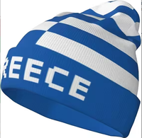Bonnet en tricot personnalisé avec drapeau de Grenade, en acrylique extensible doux, idéal pour le ski, le camping, les sorties en plein air et le soutien lors des matchs sportifs