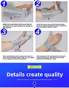 Supporto Reversibile per Pollice e Polso, Ideale per Dolore, Distorsioni, Stiramenti, Artrite, Sindrome del Tunnel Carpale - Product Image 2