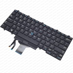 <strong>Backlit</strong> Keyboard <strong>for</strong> Latitude E5450 E5470 E7450 E7470 7480 7490 5480 5490 5491 5495 - Product Image 2