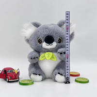 Boneka Koala Besar Lucu, Mainan Hewan Isi Lembut Super Empuk dengan Bordir Mata, Pereda Stres, Hadiah Ulang Tahun untuk Anak-Anak