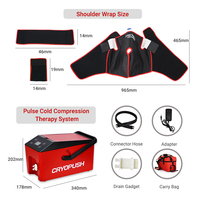 Appareil de cryothérapie portable Cryo Push 2023 pour la rééducation, compression à froid pour l'épaule