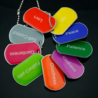 Collier personnalisé en métal électroplaqué gravé pour chien – Plaque d'identification personnalisée pour événements et compétitions, pendentif anti-perte, résistant aux UV