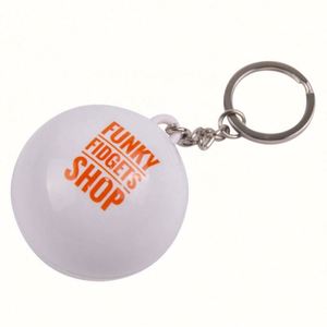 Llavero Bola 8 Mágica Rosa de Venta Caliente, Mini Juguete Bola 8 de 7cm de Plástico con Logotipo Personalizado, Certificado CE para Promociones - Product Image 5