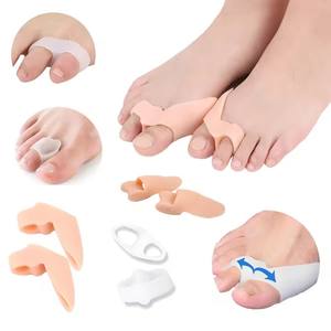 Alisador de dedo gordo del pie, Protector de pulgar en valgo, Gel de silicona, separador de dedos de los pies, ajustador de juanetes, almohadillas para aliviar el dolor de pies - Product Image 1