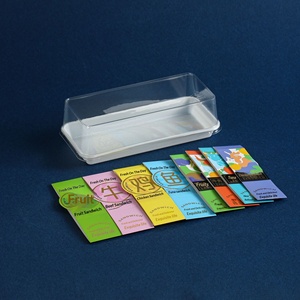 กล่องสี่เหลี่ยมเล็กสำหรับบรรจุภัณฑ์ขนมอบ ทาโร่เพสต์ แซนวิช มิลล์เฟยเค้ก <span class=keywords><strong>หมูหยอง</strong></span>หั่นเป็นชิ้น ปรับแต่งได้ ใช้วัสดุเกรดอาหาร - Product Image 2