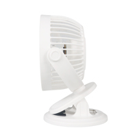 Nouveau design, angle d'inclinaison réglable, ventilateur de table rechargeable 2 en 1 à clipser sur le bureau pour la maison avec cordon USB