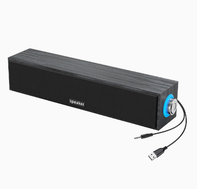 Cadeau d'entreprise promotionnel, solaire portable, alimenté par DC 2.6, pour haut-parleur V2.0, autonomie de la batterie de 15 à 20 heures, support de téléphone LED RGB, radio FM