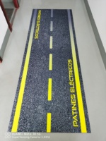 Motorradmatte 200 x 75 cm Garagenbodenmatte Waschbare Parkmatte Rutschfeste Ölabsorbierende Unterlage mit Gummi-Rückseite