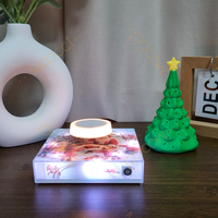 Árbol de Navidad Artificial de Sobremesa, Árbol de Navidad Flotante con Levitación Magnética para Niños, Decoraciones para Mesa de Fiesta en Casa
