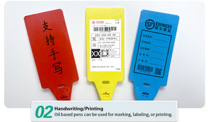 Sceau de sécurité réglable en plastique haute sécurité, étiquette antivol en plastique pour la logistique express et la <span class=keywords><strong>poste</strong></span> - Product Image 3