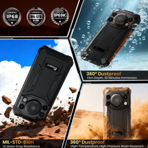 Fossibot F110 Pro 5G <span class=keywords><strong>Meilleur</strong></span> smartphone robuste Antichoc Grosse batterie Camp NFC Extérieur Construction industrielle Téléphones mobiles robustes - Product Image 2