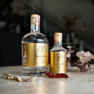Bouteille en verre pour spiritueux avec logo sérigraphié, 750 ml, 700 ml, avec bouchon en liège, pour Tequila, Brandy, Bourbon, Whisky de qualité supérieure, Distillerie - Product Image 3