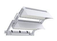Fabricante Profesional, Personalización OEM, Lámpara LED para Estadios de 1800W, IP66, 140lm/W, Bajo Deslumbramiento, Iluminación para Recintos Deportivos al Aire Libre