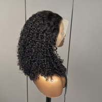 Pixice rizado Wear and Go 13*4 4*4 onda de agua italiano rizado 350% SDD 13X4 pelucas delanteras de encaje rizado sin pegamento para mujeres