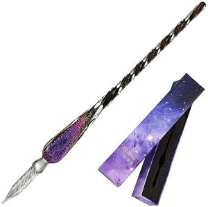 Handmade Rainbow Glass Dip Pen Calligraphy Signature Pen for <b>Writing</b> for Students and Finance Packaged <b>Set</b> - Product Image 5