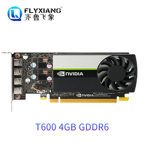 Carte graphique Leadtek <span class=keywords><strong>T600</strong></span> 4G GDDR6 PCI Express 4.0 16X 12nm DP, nouvelle, compatible avec les stations de travail multi-écrans/plats, avec ventilateur - Product Image 3