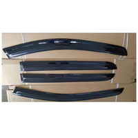 Viseras para Ventanas Estilo Mugen, Protectores de Lluvia, Deflectores para Toyota Prius 2016-2022 Hechos de Acrílico
