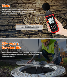 노화 방지 복합 플라스틱 하수구 커버 BMC 재질 직사각형 맨홀 커버 - Product Image 5