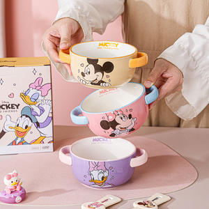 Tazón de Cerámica con Orejas de Mickey Mouse para Niños, Ideal para Comer Arroz, Especial para el <span class=keywords><strong>Desayuno</strong></span> del Bebé, Tazón para Huevos al Vapor para el Hogar - Product Image 6