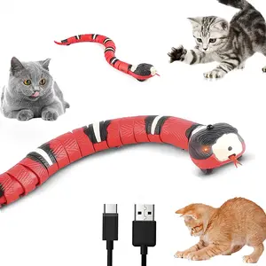 Haustierspielzeug-Zubehör Bestseller automatische Katzenspielzeuge intelligenter elektronischer Deckel Pescado interaktiv Katzenroboter interaktiv