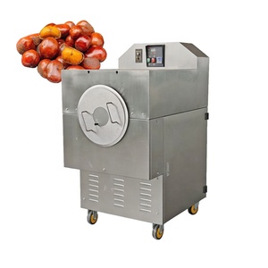 Máquina Tostadora de Nueces y Semillas de Bajo <span class=keywords><strong>Precio</strong></span>, 30-60 kg/h, Tostador de Tambor Electromagnético para Almendras y Castañas - Product Image 3