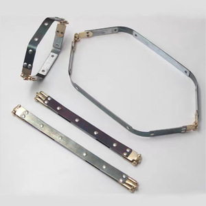 Wujin Dalu <b>Clip</b> Bag Hardware Elastic Metal <b>Snap</b> Clasp For DIY Handbag Accessories 14x180mm 14x200mm 14x220mm 14x250mm 14x300mm - Product Image 2