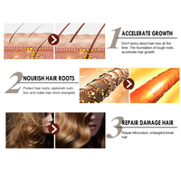 Shampooing et revitalisant anti-chute de cheveux naturel à base de palmier nain, bloqueur de DHT, et huile de croissance des cheveux, personnalisable pour hommes et femmes