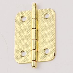 Charnière de meuble en acier laminé à froid, montage en surface, jaune et argent, durable, style industriel pour tiroir - Product Image 1