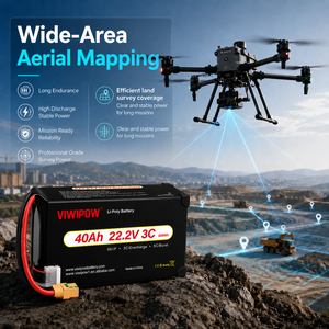 Batterie semi-solide 40000mAh 22.2V 6S 5C à décharge rapide pour drones multirotors de cartographie/agriculture – Vente directe usine - Product Image 3