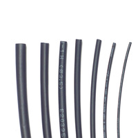 Kit de gainage de câbles électriques thermorétractables étanches DIY 3:1, noir et rouge, isolation en tube thermorétractable en PE, 600V