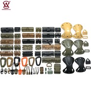 Boucle à dégagement rapide tactique en plastique haute résistance, directement de l'usine, pour sangles de sac à dos et accessoires de sacs d'extérieur
