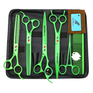 Tijeras Veterinarias Curvas de Acero Inoxidable de 6.5 Pulgadas con Forma de Animal para Animales Pequeños, Herramienta Ecológica para el Cuidado de Mascotas, Paquete Gratuito - Product Image 1