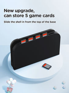 เคสพลาสติก ABS ยี่ห้อ Jemdo สำหรับ Nintendo Switch 2 Dock ป้องกันการตก ลวดลายปรับแต่งได้ หลายสี เคสสำหรับเครื่องเล่นวิดีโอเกม - Product Image 5