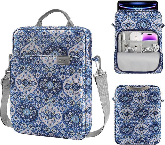 Tablet Sleeve Bag Handle Carrying Case with Shoulder Strap Fits iPad Pro/Air/A16 11 Inch,iPad 10th 10.9,i-Pad 9/8/7th 10.2