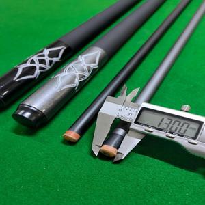 13MM estilo americano 1/2 taco articulado cabeza <span class=keywords><strong>grande</strong></span> fibra de carbono taco De <span class=keywords><strong>billar</strong></span> negro ocho taco De <span class=keywords><strong>billar</strong></span> fibra De carbono De - Product Image 5