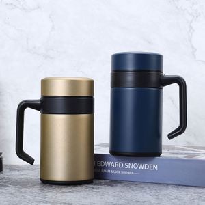Hot Sale Morden Double Walled 500ml Travel Tumbler <b>Cup</b> Customized <b>Reusable</b> High Quality <b>With</b> Straw Travel Water Bottle - Product Image 1