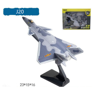 Prix de gros Nouveauté Cadeaux Enfants Jouets Alliage Métal Avion de chasse Modèle J10/ J15/J20/ F16/ F22/TU160 - Product Image 2